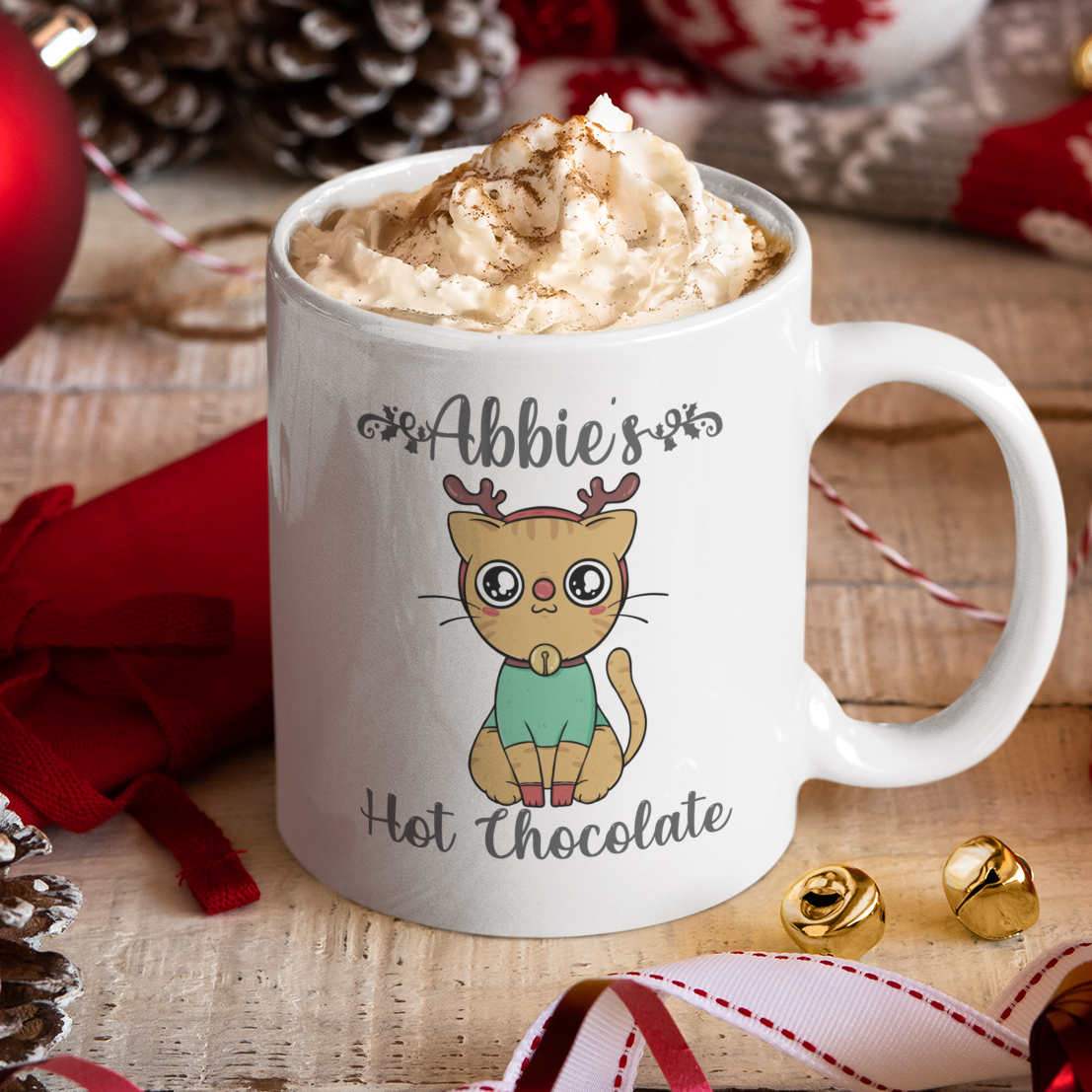 Christmas Cat Mug - Made For You Gifts